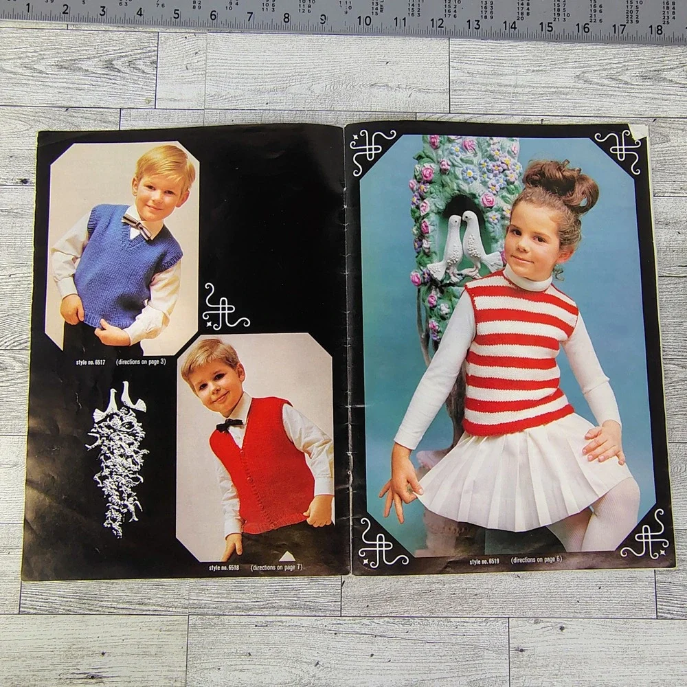 Brunswick Volume 626 Wonderland – 1968 Vintage‎ Kids' Knitting Pattern Booklet